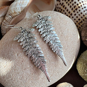 Vintage Leaf Long Earrings