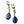 Blue Gemstone Earrings