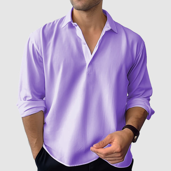 Men's casual long sleeve shirt