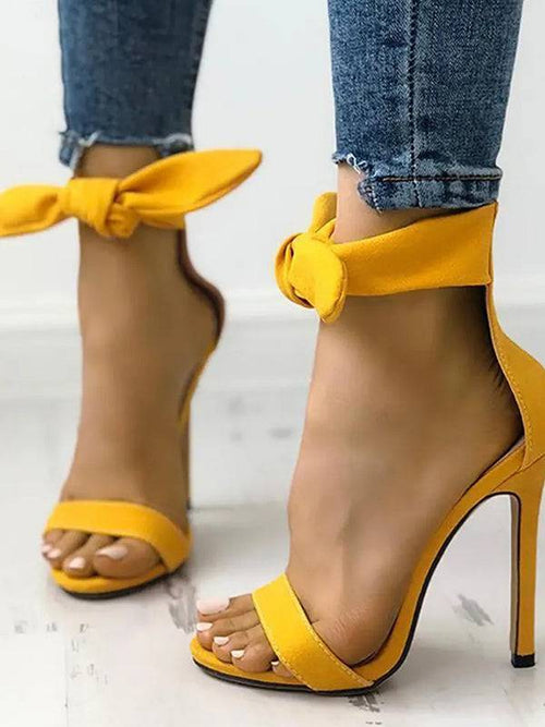 Tied Detail Stiletto Heels