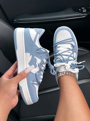 Heart Lace-Up Sneakers