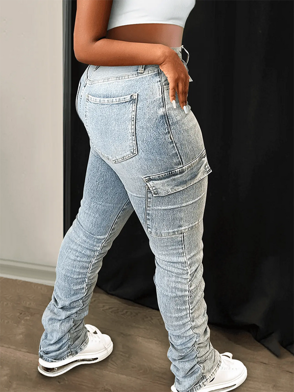 Stacked Pocket Jeans