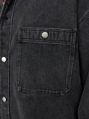 Men's Washed Loose Fit Denim Jacket