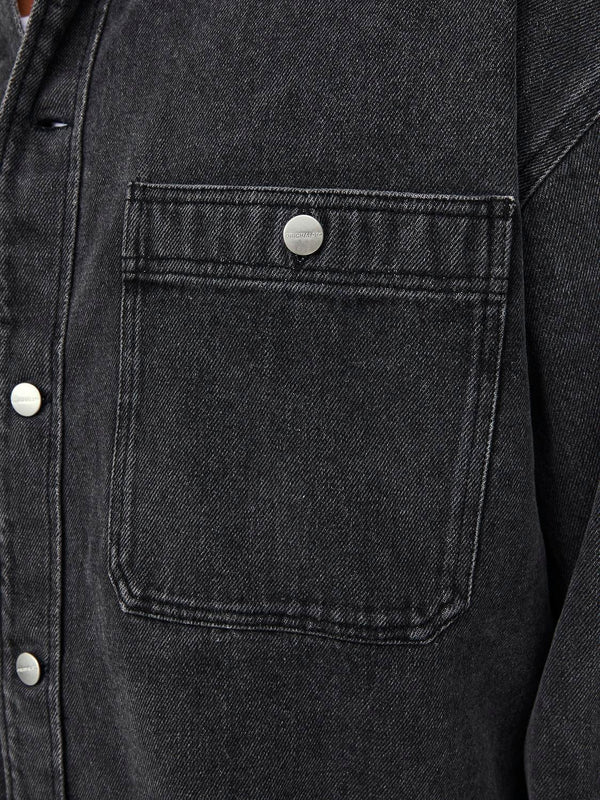 Men's Washed Loose Fit Denim Jacket