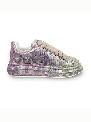 Gradient Rhinestone Sneakers