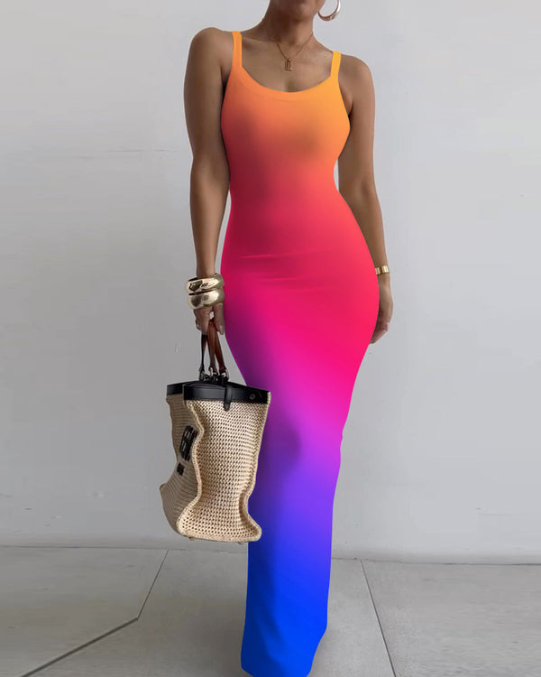 Long Dress Slim Sleeveless Bodycon Maxi Dresses