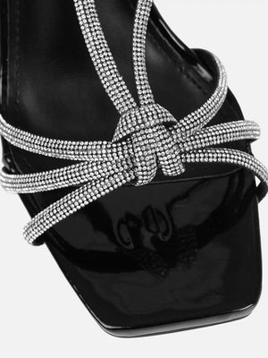 Rhinestone Knot Heels