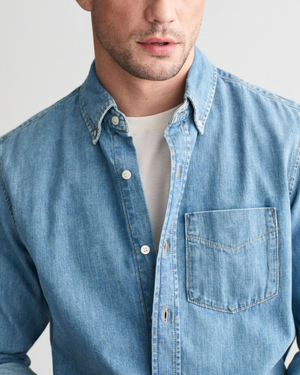 Men's Regular Versatile Fit Denim Shirt