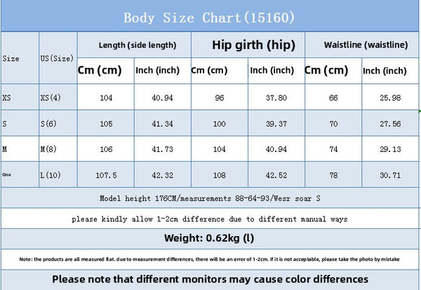 47-Spot 15160 #Cross-border Women's Clothing INS Fashion Retro Casual High Waist Pants Split Straight Denim Trousers